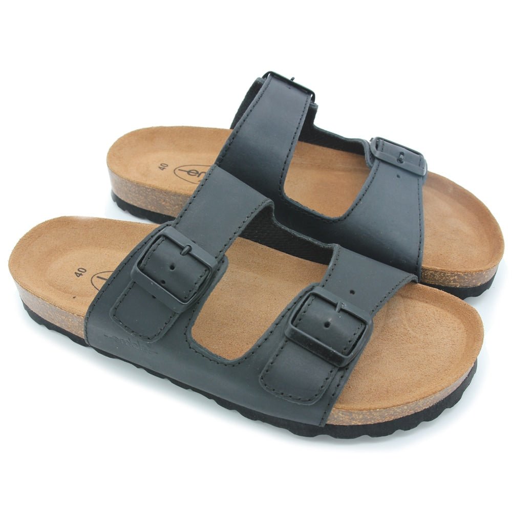 Embla Hälsoskor Sandaler Arvid Airbed Bred Svart