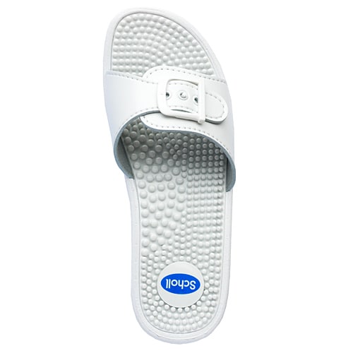 Scholl Sandal New Massage Dame Hvit