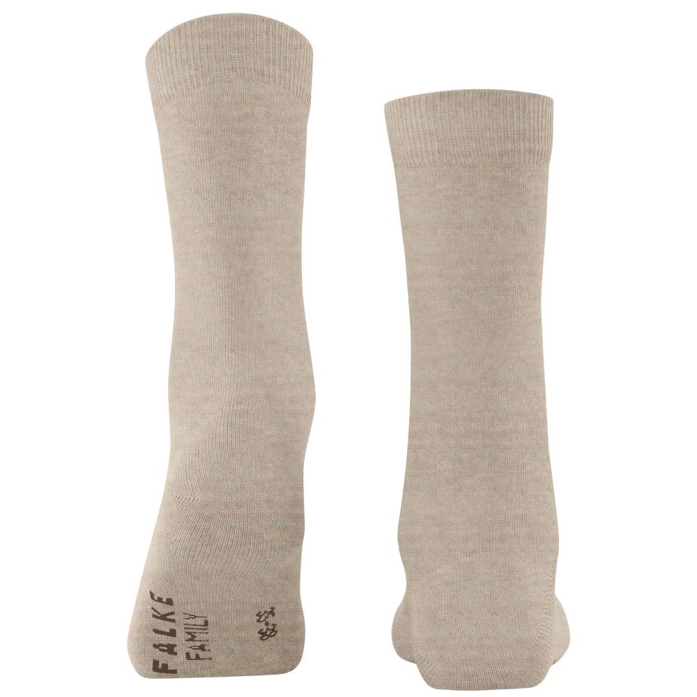 Falke Family Strømper Dame Bomull Beige Melange 1-pk