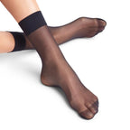 Falke Nylonstrømper Pure Matt 20 Anklet Svart