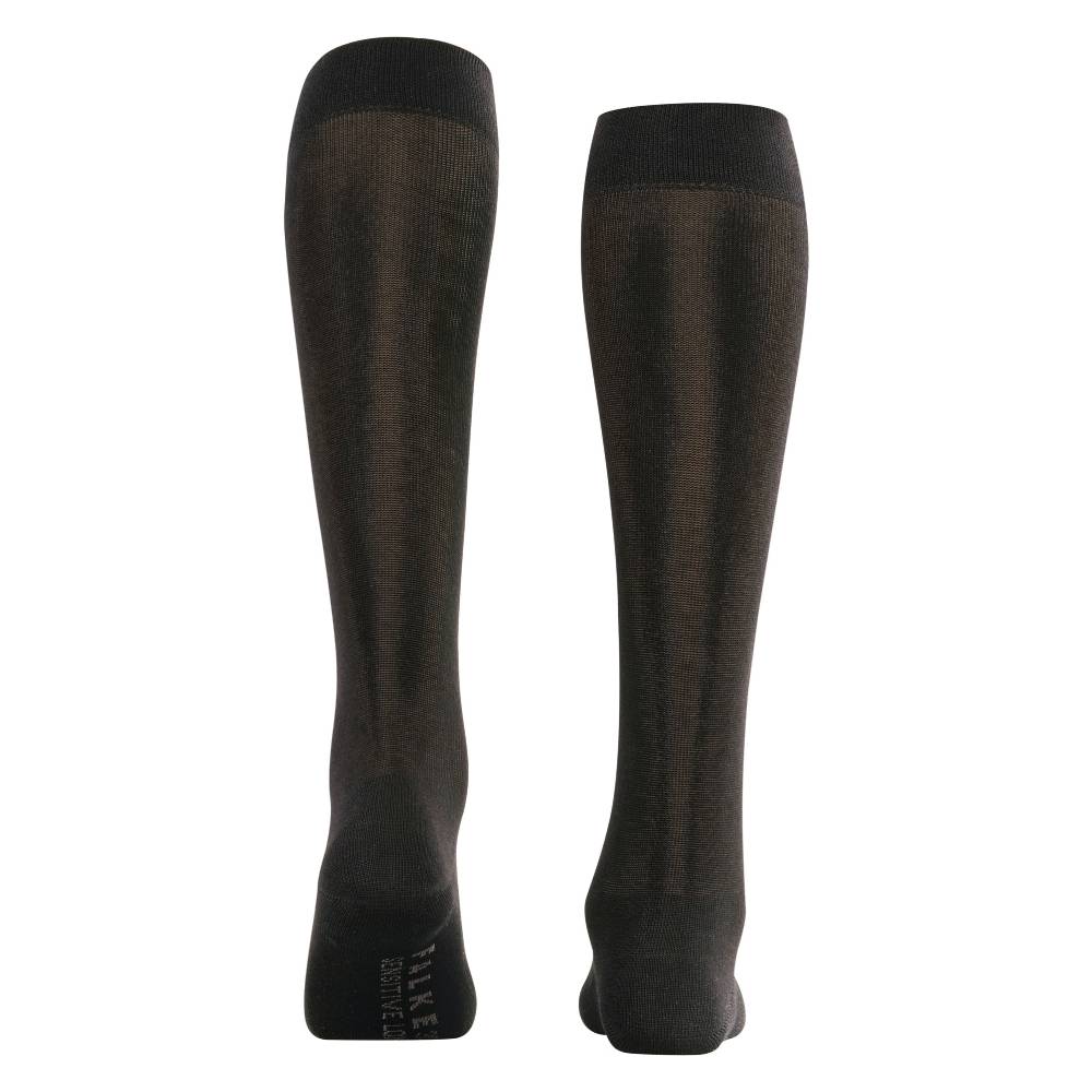 Falke Sensitive London Knestrømper Dame Bomull Svart 1-pk