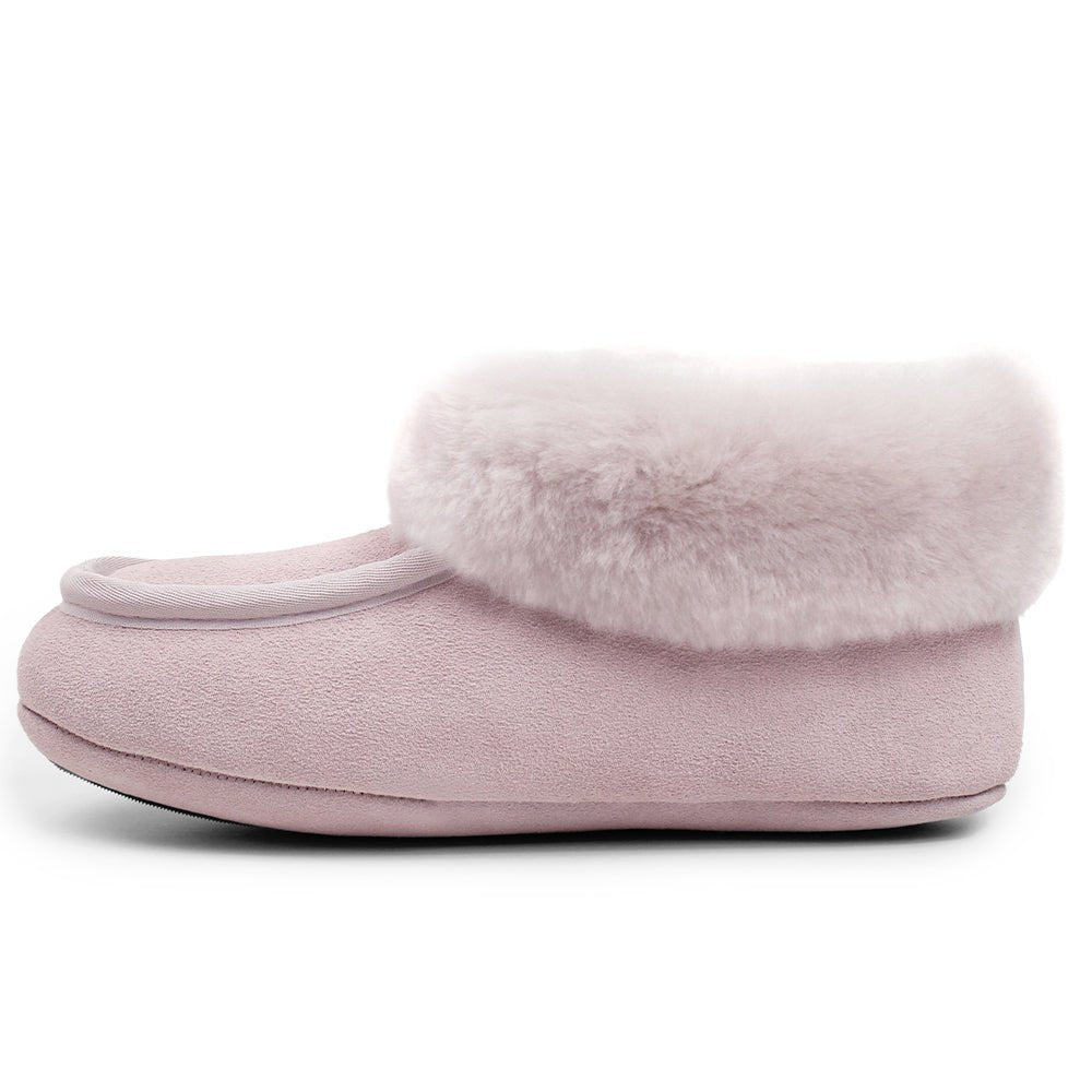 Produktbild 5 - Minfot Fårskinnstofflor Hemse med sula Rose