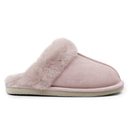 Minfot Saueskinnstøfler Slip-on Duved med såle Rose