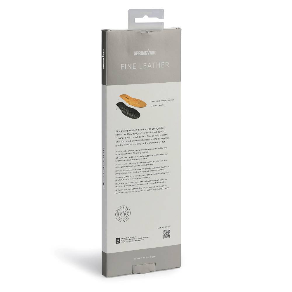 Springyard Fine Leather Insoles Lærsåler