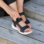 Minfot Cloudlite Joy Sandaler Dame Svart