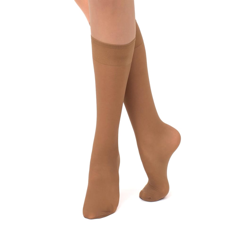 Giulia Marea Nylonstrømper Knæ 40 den 2-pk Caramel