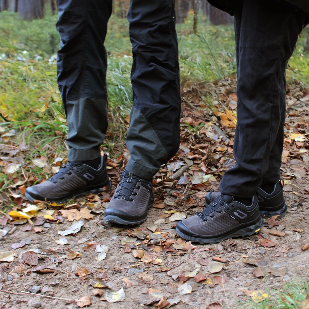 Produktbild 13 - Minfot Granit Sko Low TEX Semsket skinn Grå