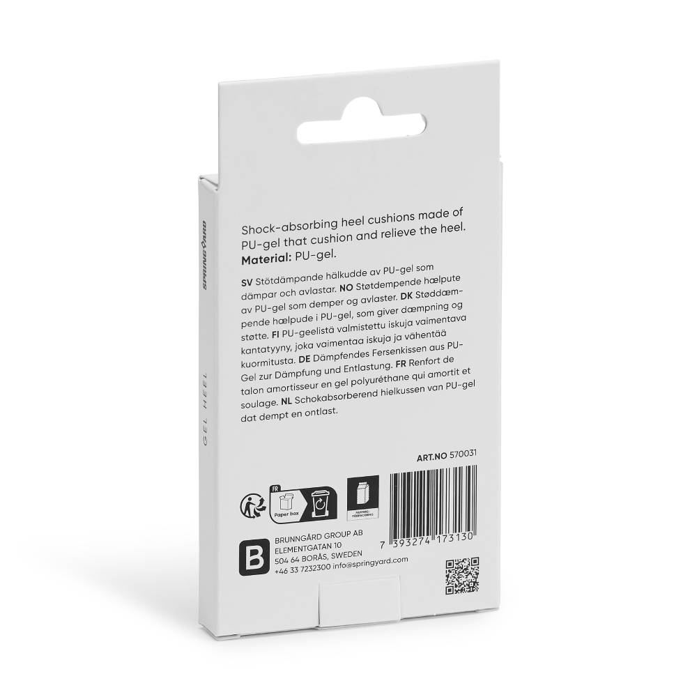 Produktbild 4 - Springyard Heel Cushion Hælinnlegg Gel