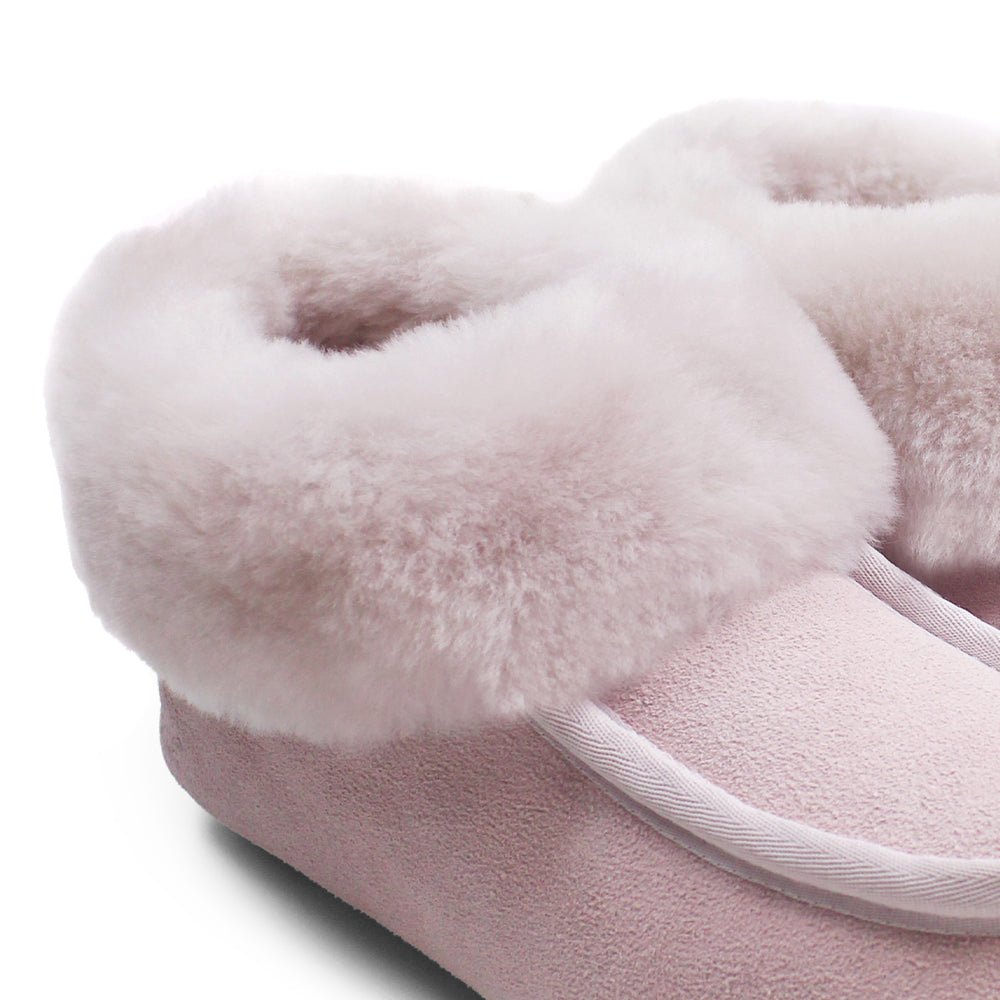 Produktbild 8 - Minfot Fårskinnstofflor Hemse med sula Rose