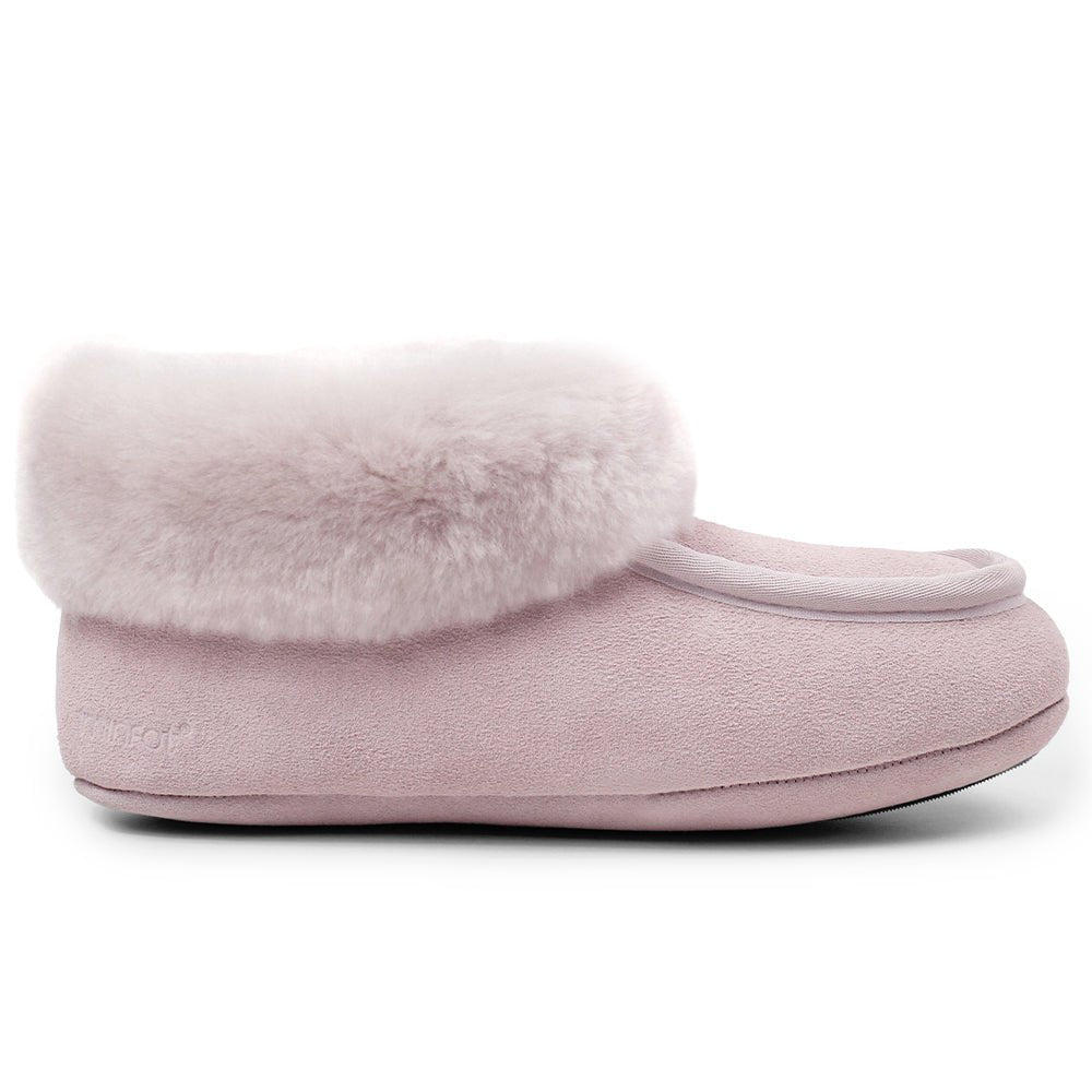 Produktbild 4 - Minfot Fårskinnstofflor Hemse med sula Rose
