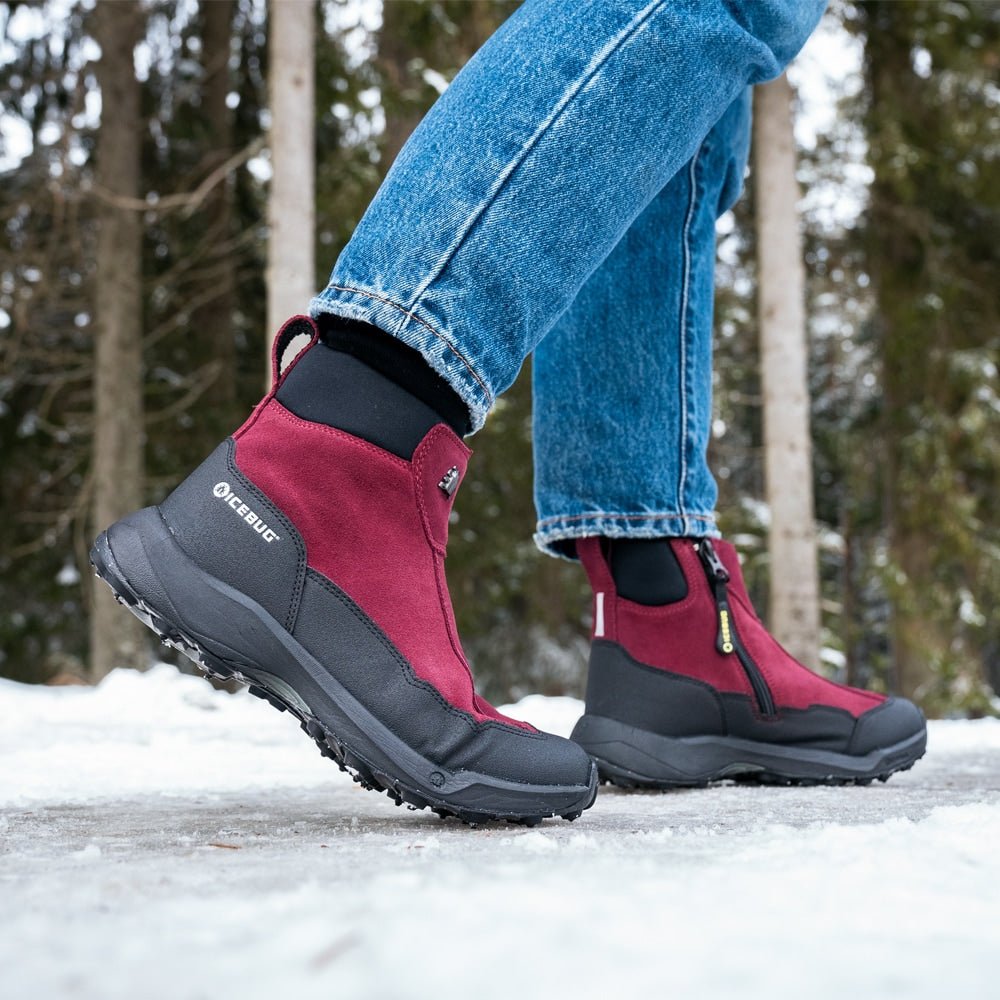 Icebug Metro2 Semsket skinn W BUGrip Mulberry