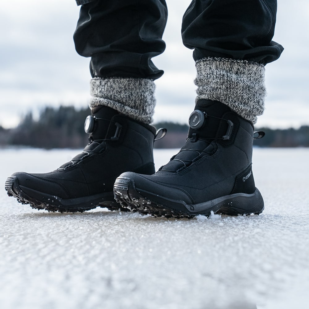 Icebug Norrvik Piggsko M BUGrip Black