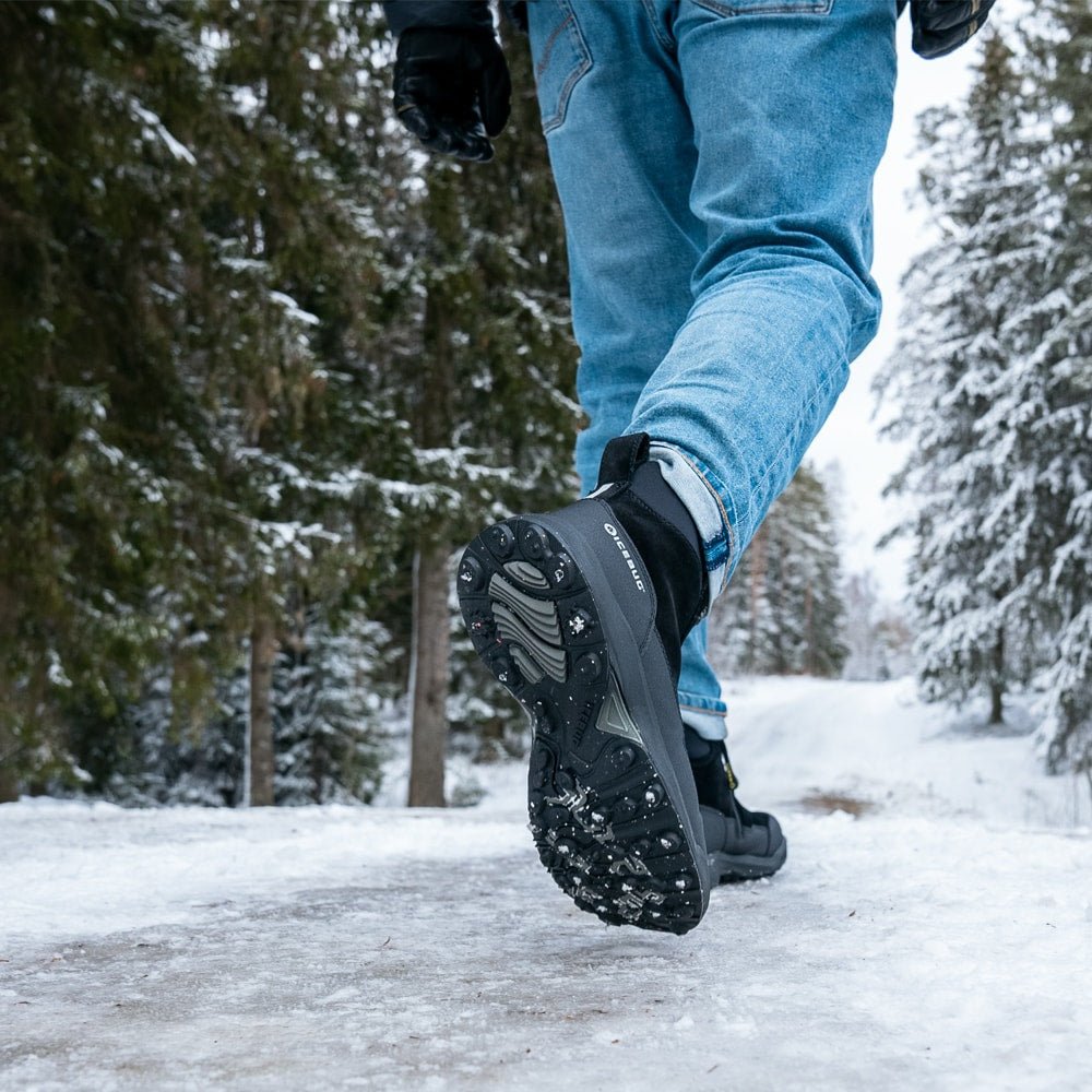 Icebug Metro2 Semsket skinn BUGrip Herre Black