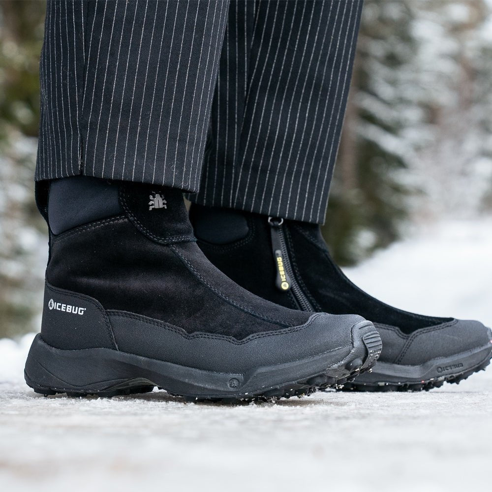 Icebug Metro2 Semsket skinn BUGrip Dame Black