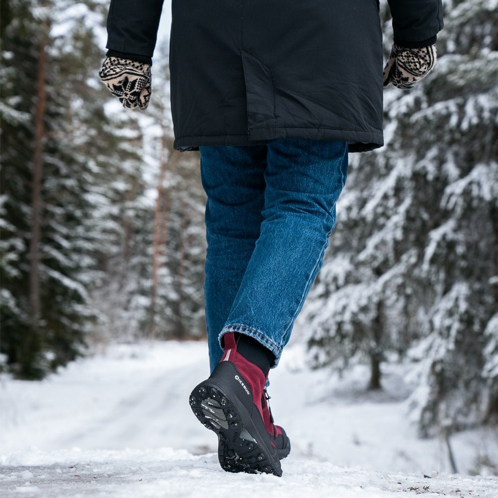 Icebug Metro2 Semsket skinn W BUGrip Mulberry