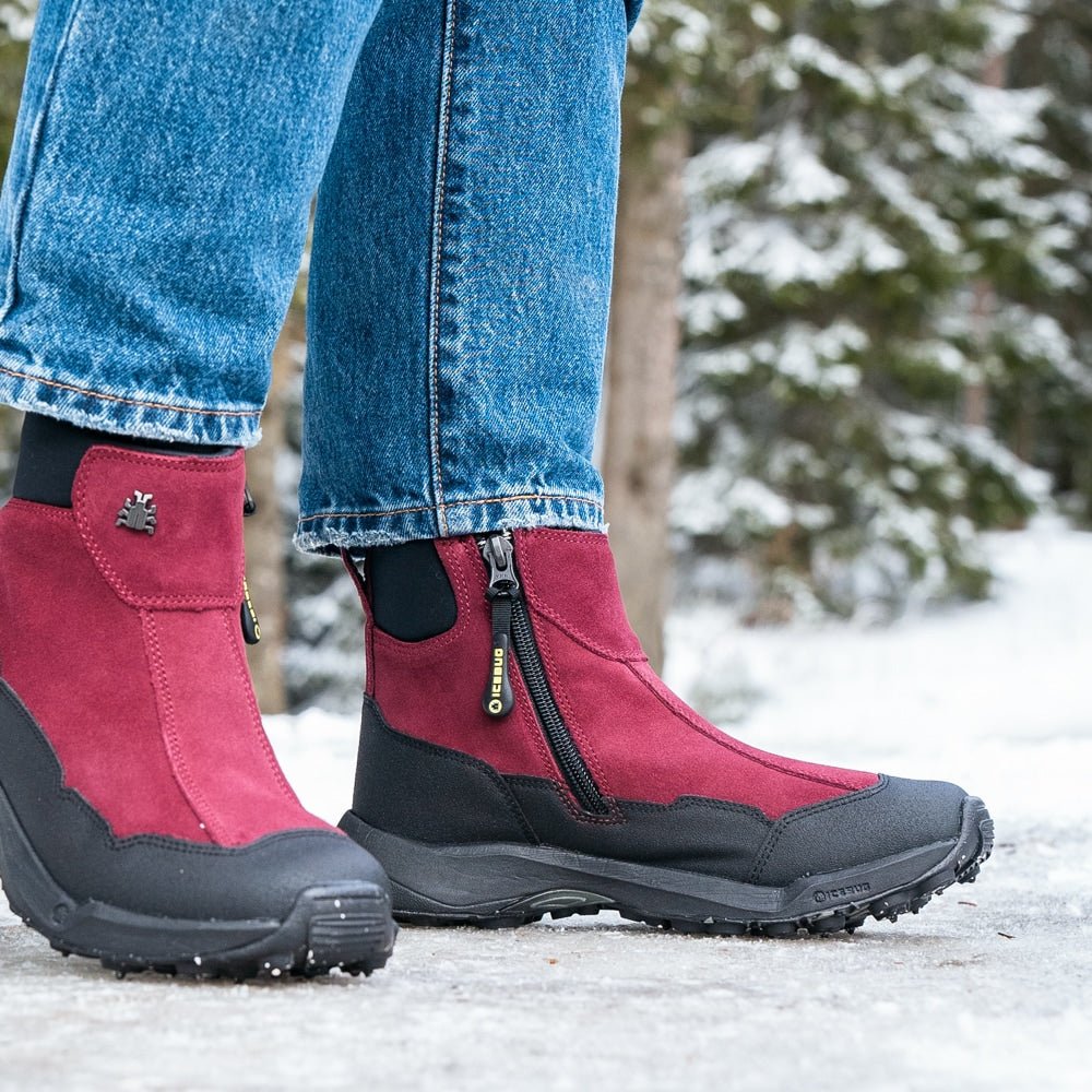 Icebug Metro2 Semsket skinn W BUGrip Mulberry