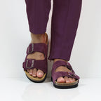 Minfot Moa Sandaler Bio Semsket Skinn Bordeaux