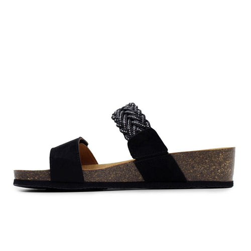 Scholl Sandaler Dame Ostuni Black