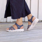 Minfot Cloudlite Nia Sandaler Dame Blå