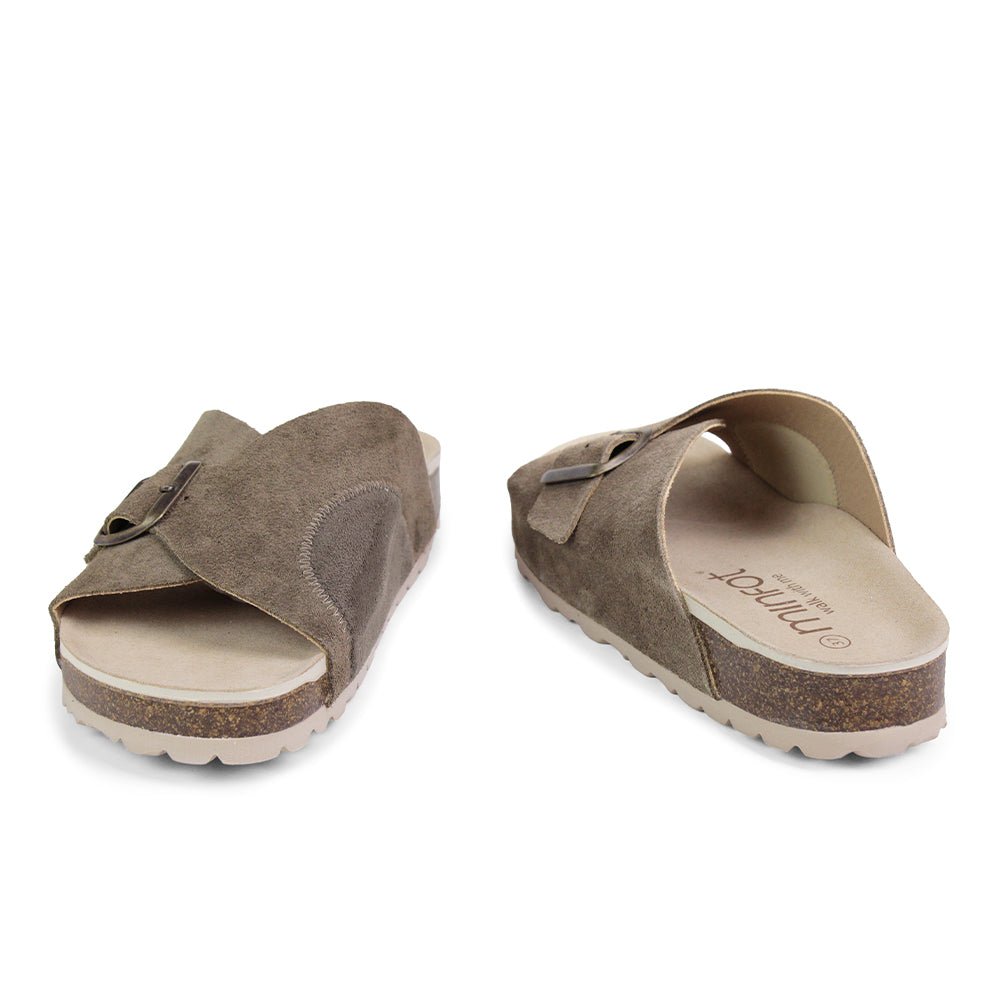 Minfot Li Sandaler Dame Semsket Hallux Valgus Primo Soft Stone