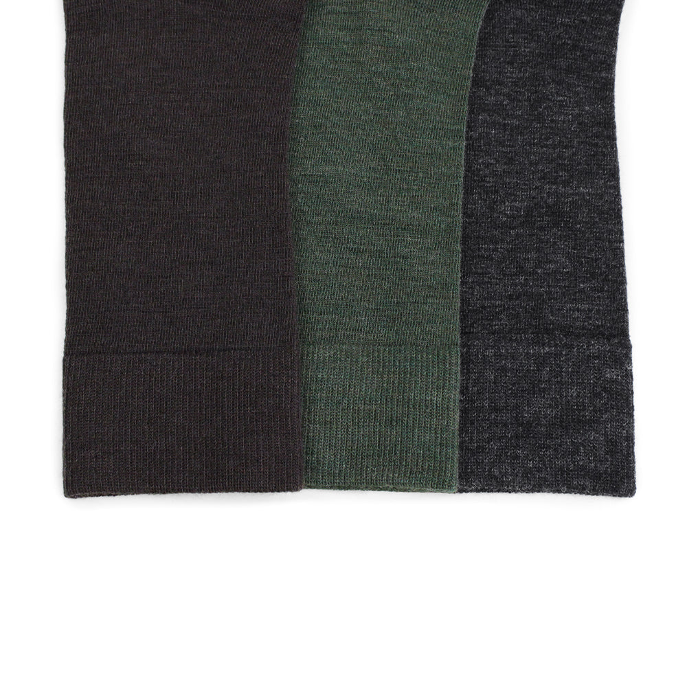 Minfot All Day Merinoullstrømper Forest 3-pk