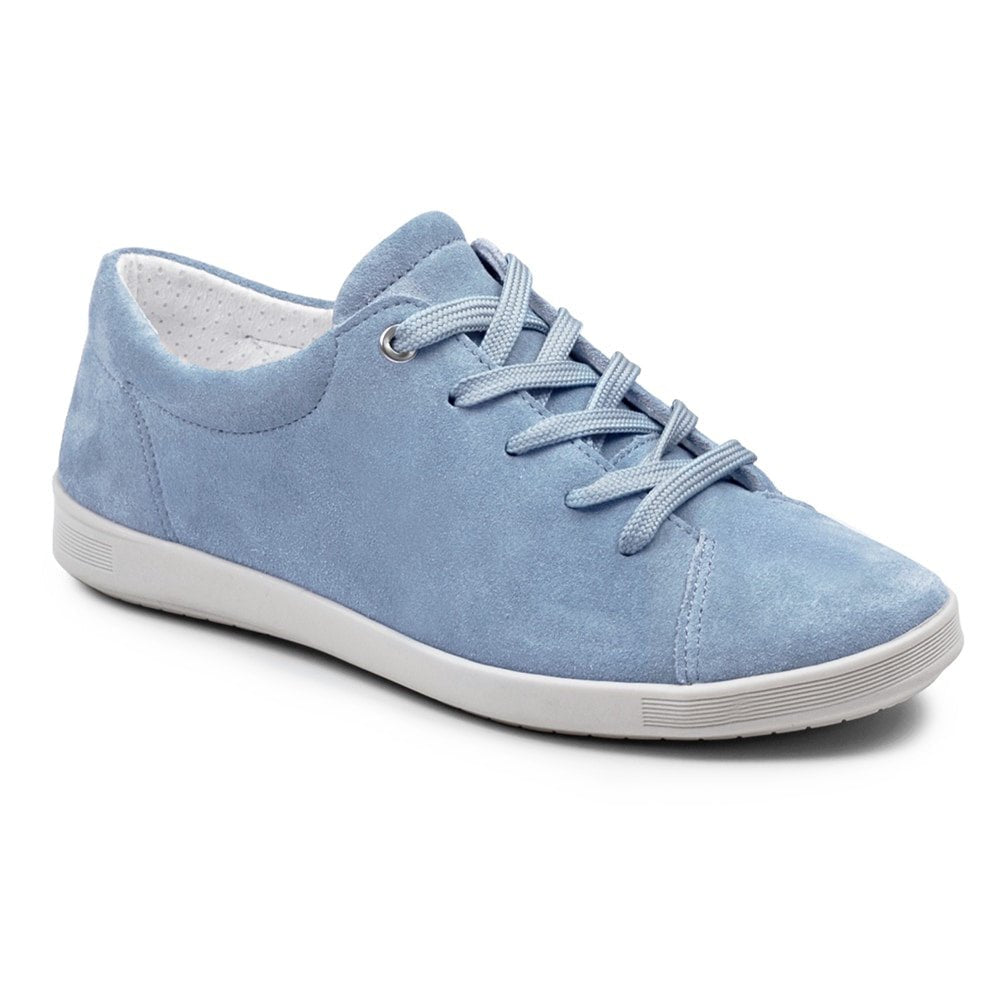 Minfot Aveny Sneaker Mocka Ljusblå