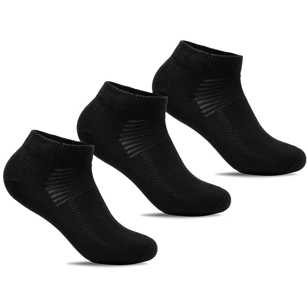 Minfot Strumpor Trainer Svart 3-Pack