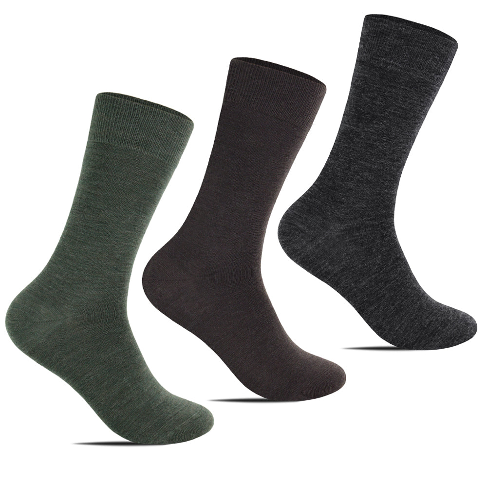 Minfot All Day Merinoullstrømper Forest 3-pk