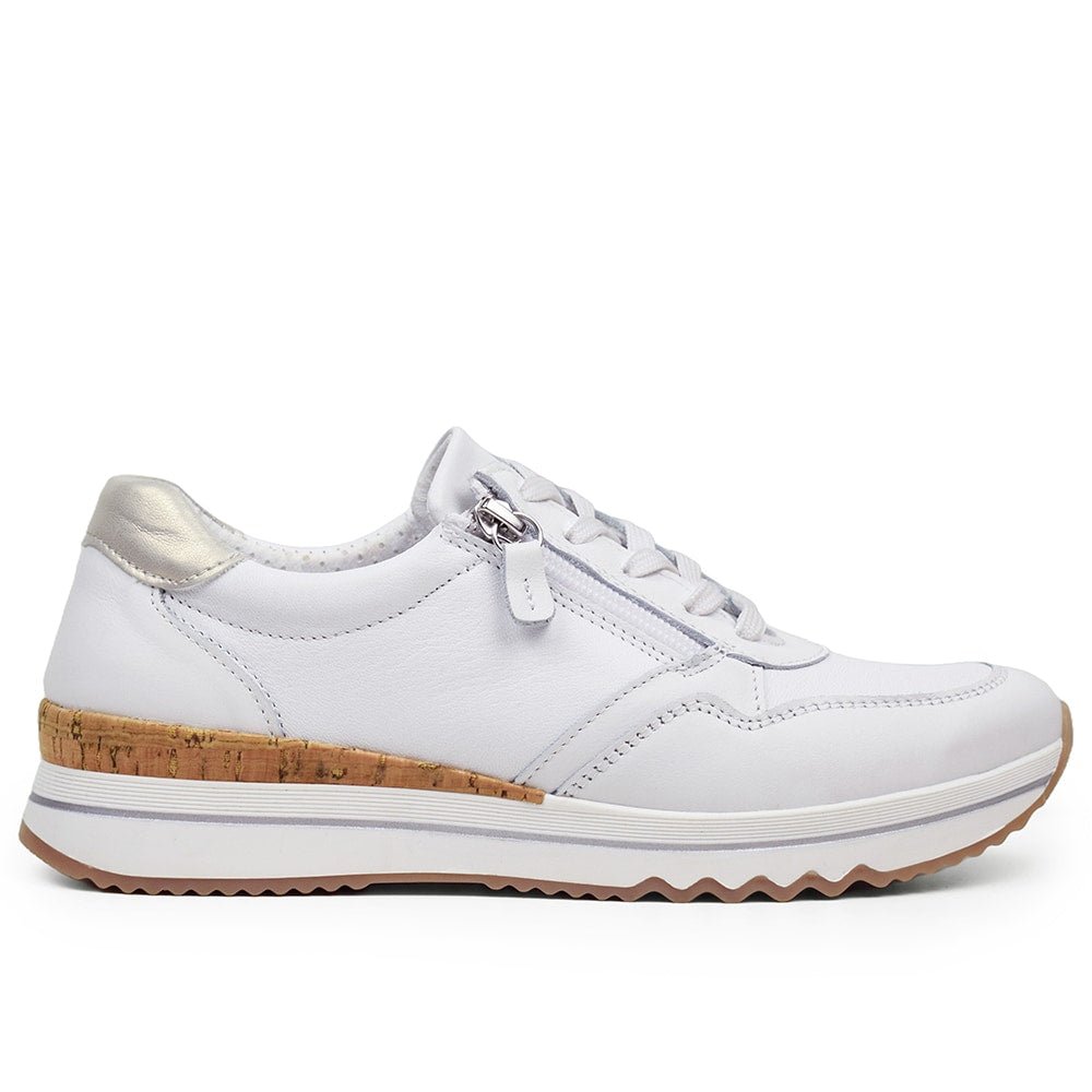 Produktbild 3 - Minfot Alley Sneaker Stretch med glidelås, hvit