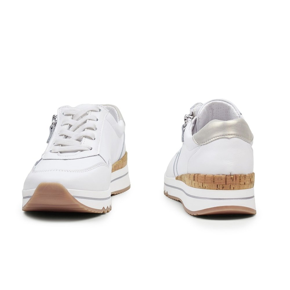 Produktbild 7 - Minfot Alley Sneaker Stretch med glidelås, hvit