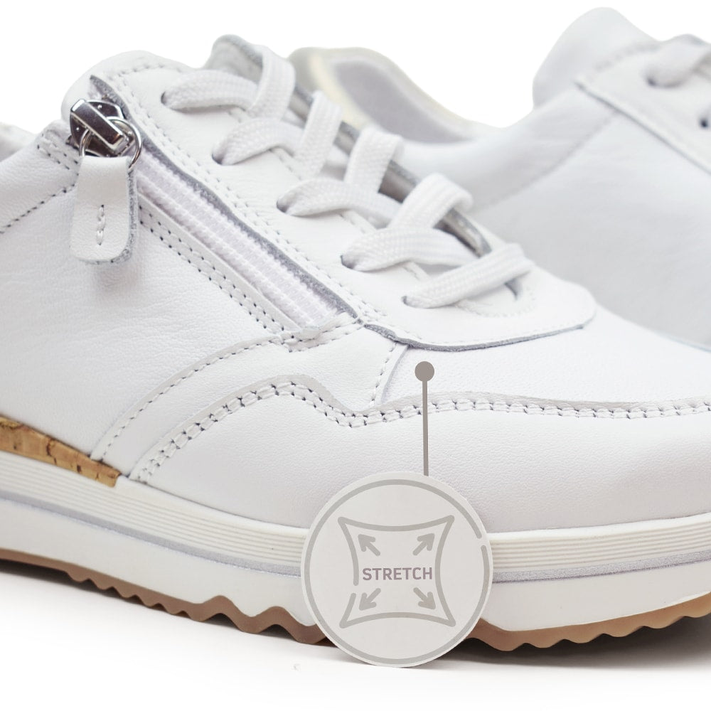 Produktbild 8 - Minfot Alley Sneaker Stretch med glidelås, hvit