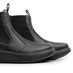 Minfot Ami Chelsea Boots Dame Vannavvisende TEX Skinn Svart
