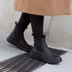 Minfot Ami Chelsea Boots Dame Vannavvisende TEX Skinn Svart