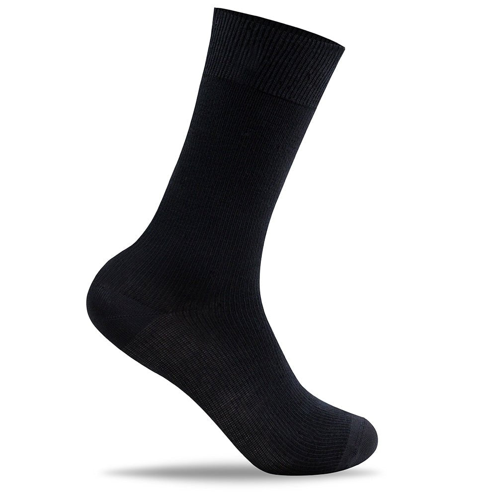 Minfot-Ankelstödstrumpor-Bambu-Svart-1-pack