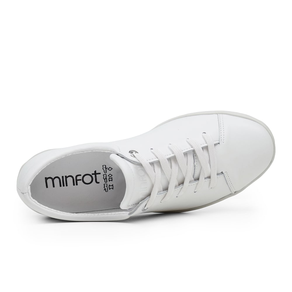 Minfot Aveny Sneaker Dame Skinn Hvit