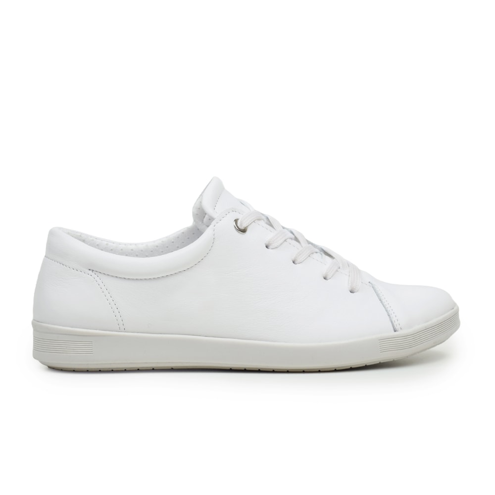 Minfot Aveny Sneaker Dame Skinn Hvit