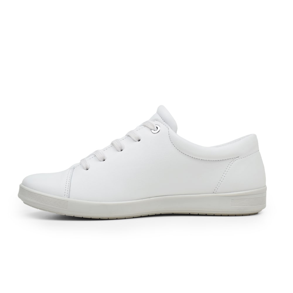 Minfot Aveny Sneaker Dame Skinn Hvit