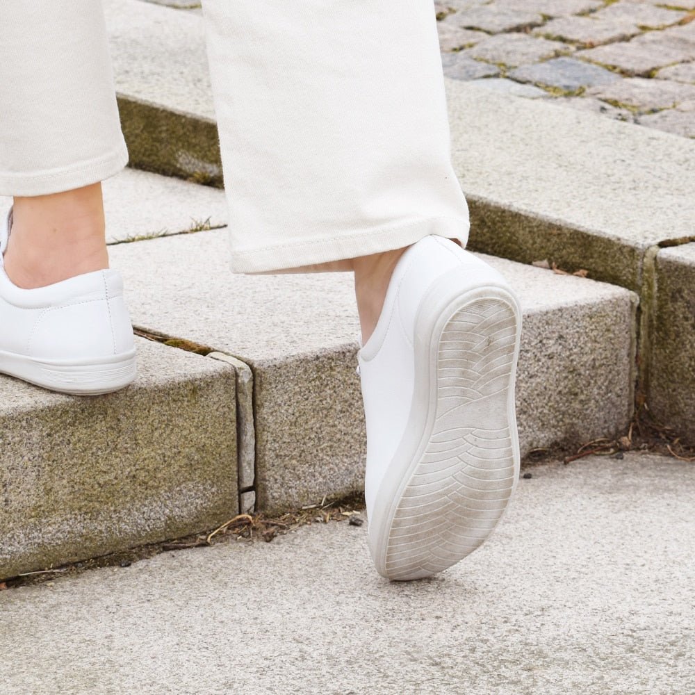 Minfot Aveny Sneaker Dame Skinn Hvit