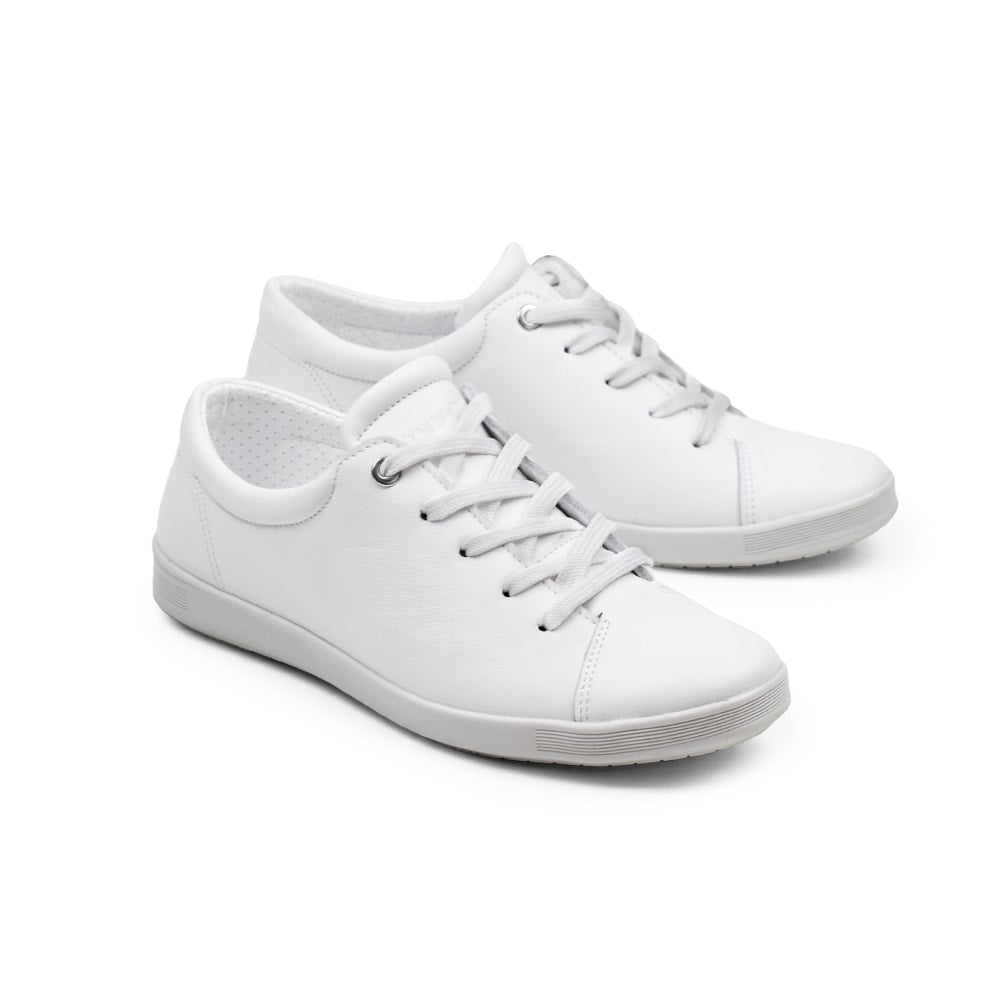 Minfot Aveny Sneaker Dame Skinn Hvit