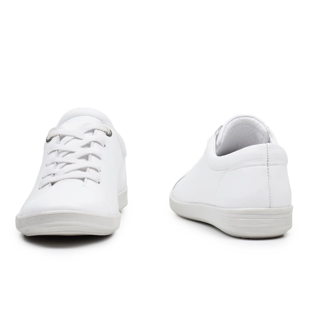Minfot Aveny Sneaker Dame Skinn Hvit