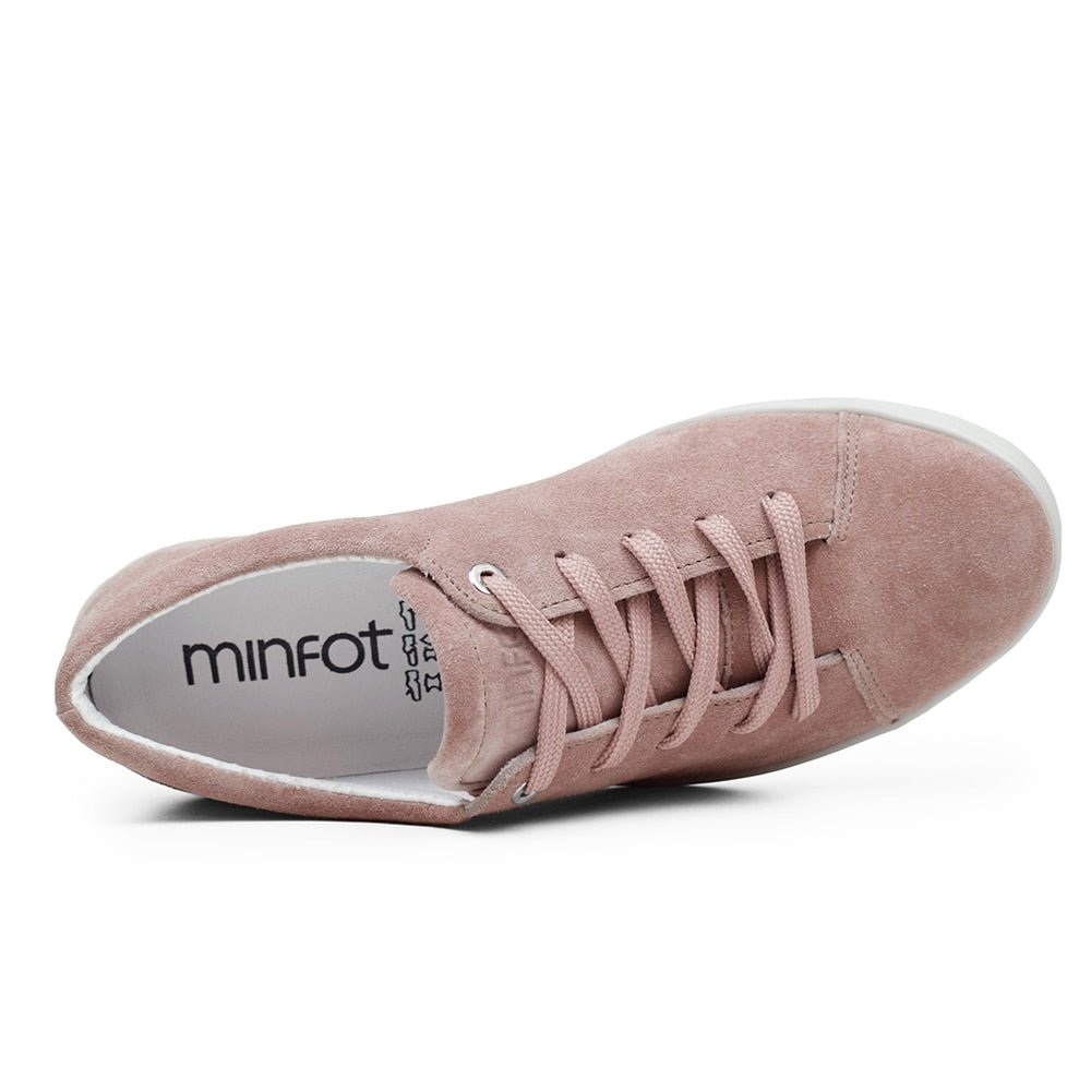 Minfot Aveny Sneaker Semsket skinn Rosa