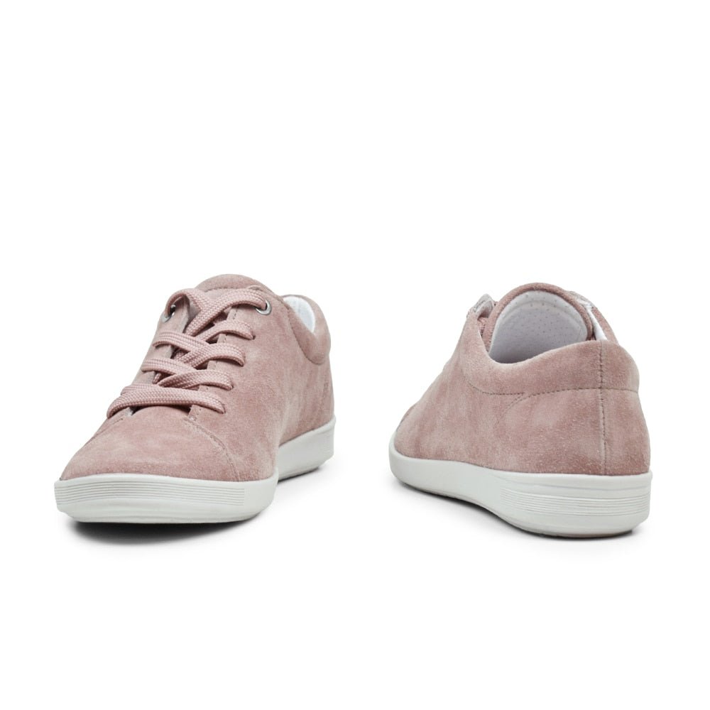 Minfot Aveny Sneaker Semsket skinn Rosa
