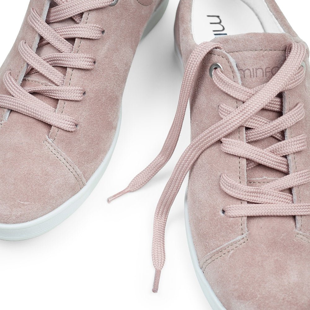 Minfot Aveny Sneaker Semsket skinn Rosa