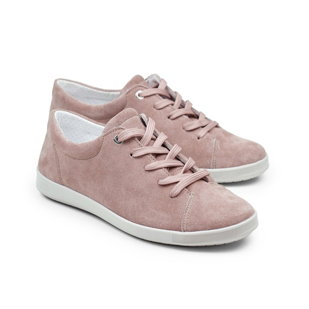 Minfot Aveny Sneaker Semsket skinn Rosa