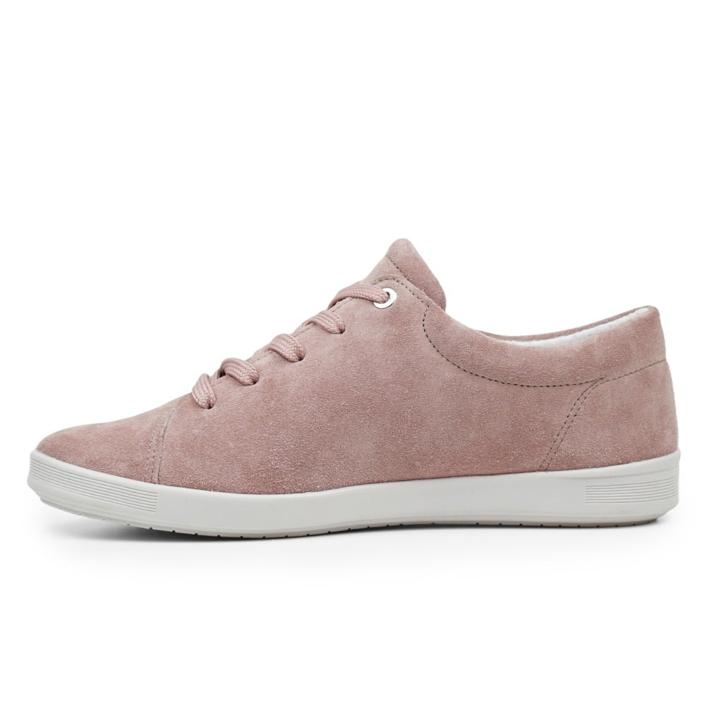 Minfot Aveny Sneaker Semsket skinn Rosa