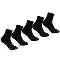 Minfot-Bambustrumpor-Quarter-Svart-5-pack