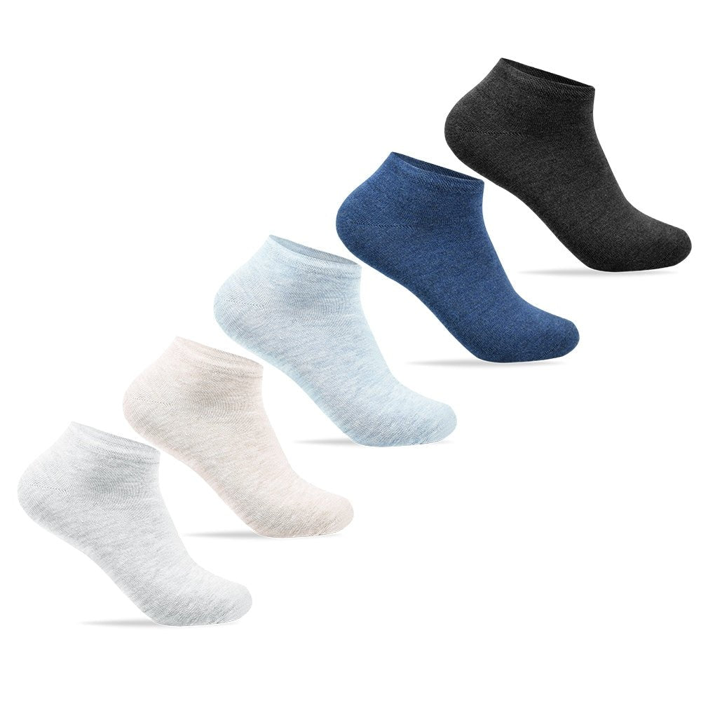Minfot Bambusstrømper Sneaker Sensitive Melange 5-Pack