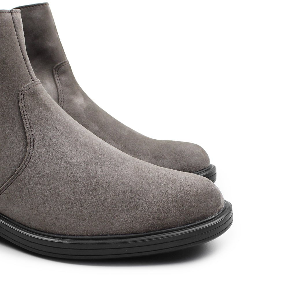Produktbild 9 - Minfot Bou Chelsea Boots med zip Stretch Nubuck Stone Leopard
