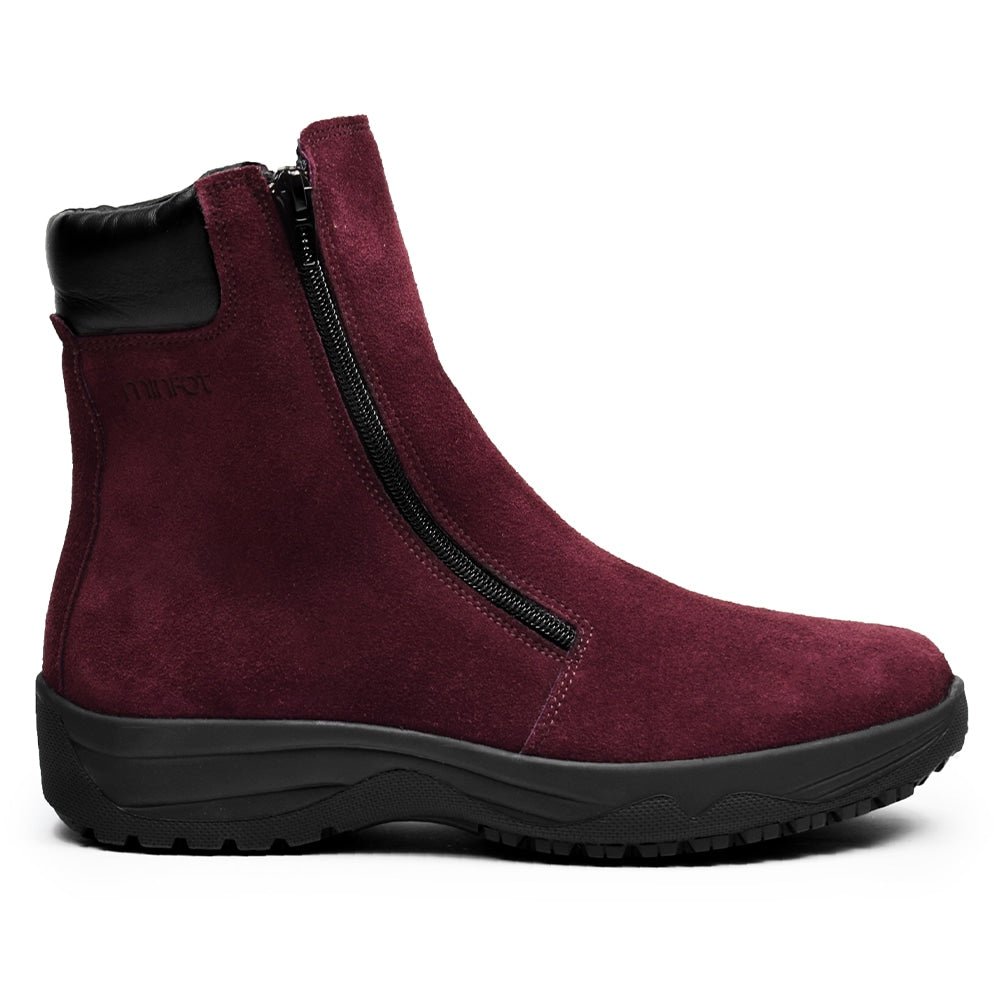 Produktbild 3 - Minfot Dubbskor Boden Mocka Ull Bordeaux