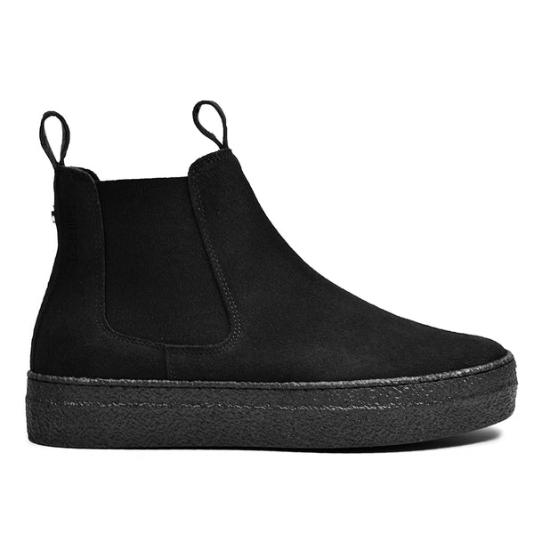 Minfot Chelsea boots Visby Semsket skinn Svart